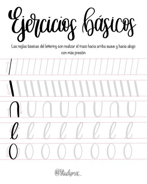 Plantillas Lettering Hand Lettering Practice Sheets Plantillas De