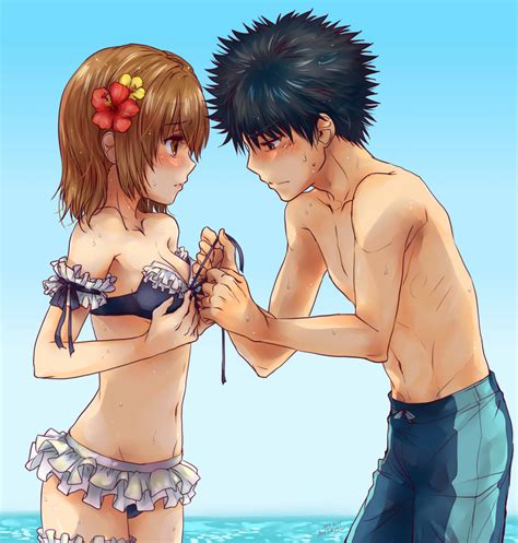 Misaka Mikoto And Kamijou Touma Toaru Majutsu No Index And 1 More