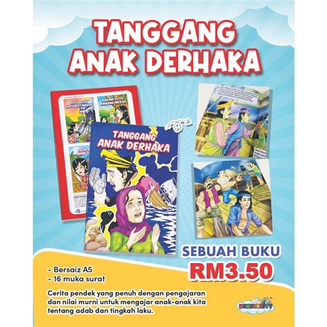 Buku Cerita Rakyat Cerita Tauladan Si Tanggang Buku Bacaan Kanak Kanak