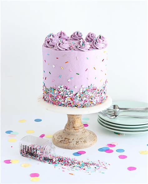 Rainbow Funfetti Cake Recipe Sugar And Sparrow