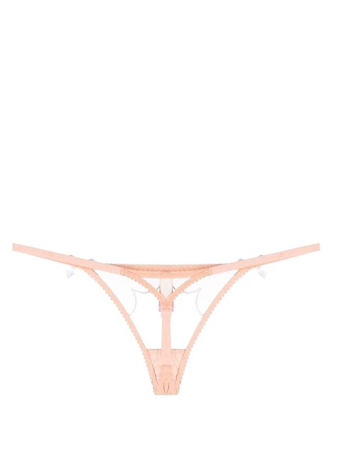 Agent Provocateur Lorna Bow Detail Thong Farfetch