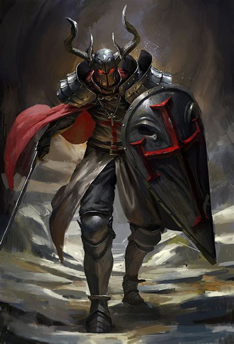 The Demon Knight By Anakin Lee On Artstation Em 2019 Paladino Rpg