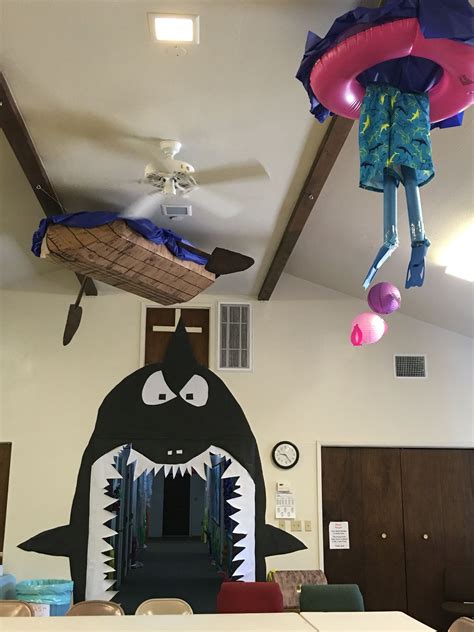 Vbs Vacation Bible School Submerged Ocean Dive Deep Decorations Shark