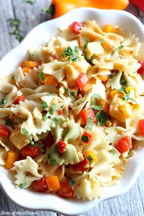 Easy Pasta Salad Recipe Belle Of The Kitchen