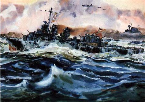World War Ii Naval Paintings The Us Naval Art Of Arthur Beaumont