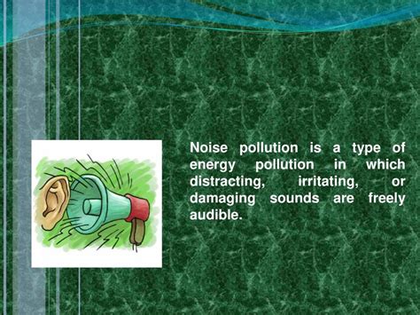 Noise Pollution Powerpoint Slides Learnpick India
