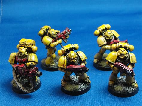 Warhammer 40k Space Marines Imperial Fists Tactical Squad
