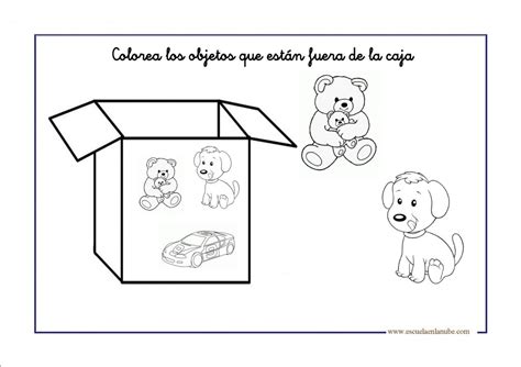 Fichas Concepto Dentro Y Fuera Para Niños