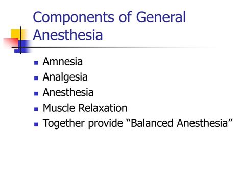 Ppt Anesthesia Part I Powerpoint Presentation Free Download Id5462810