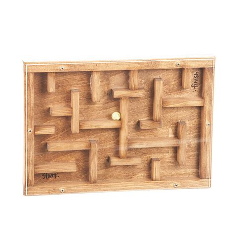 Wooden Hand Held Marble Maze