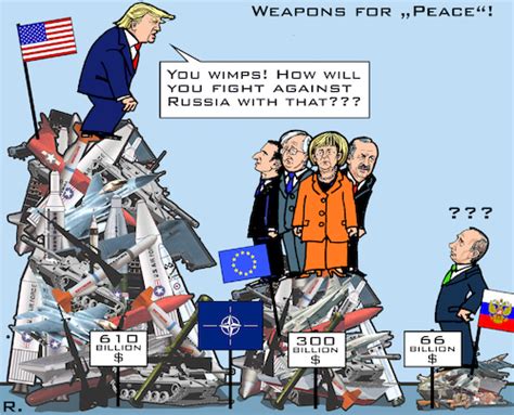 Eu Nato Arming Von Rachelgold Politik Cartoon Toonpool