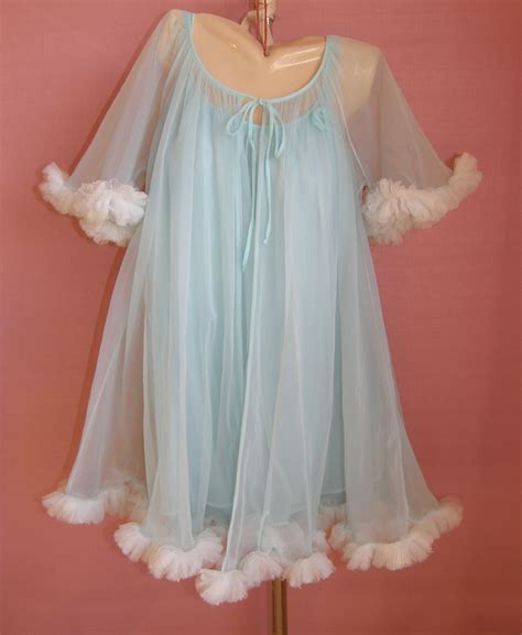 Baby Doll Vintage Robe And Nightgown Night Gown Lit Outfits