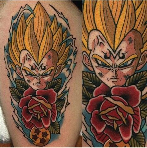 No surprise, there are many dragon ball tattoos. Majin Vegeta | Tatuajes
