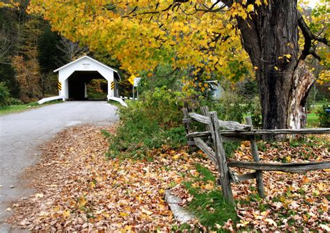 Fall Guide To The Covered Bridges Of Vermont