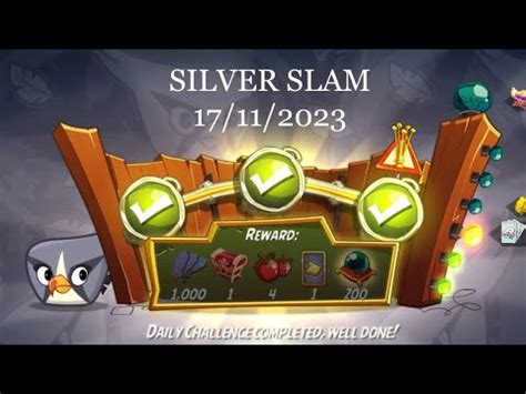 Angry Birds Daily Challenge Silver Slam YouTube