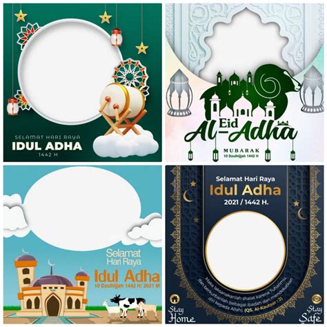 Bingkai Twibbon Hari Raya Idul Adha 2021 Tersedia 30 Link Dan Variasi