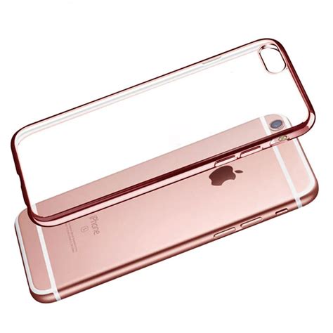 Luxury Case For Iphone 5s Rose Gold Plating Tpu Soft Shell Simple Cover