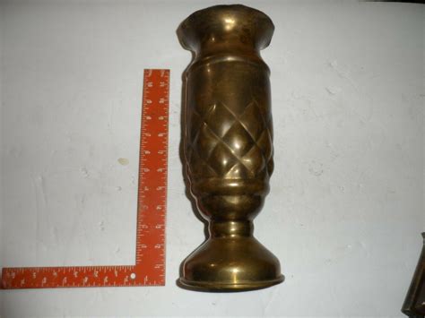 Ww2 Us Trench Art Vase Shell Casing 105mm M14 12 Tall 3243170233