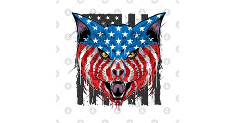 Wolf Usa American Flag 4th Of July Patriotic Wolves T Usa