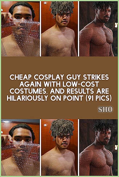 cheap cosplay guy strikes again with low cost costumes and results are hilariously on point 91