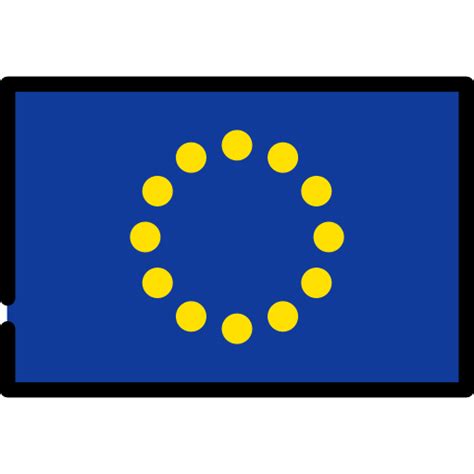 European Union Flags Rectangular Icon