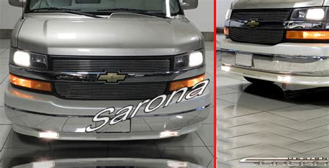 Custom Chevy Express Van 2014 Front Add On Lip Sarona