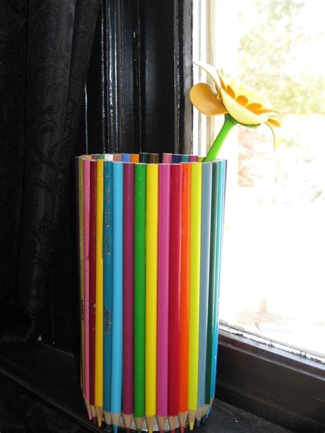 Colored Pencil Vase · A Pencil Box · Construction On Cut Out Keep