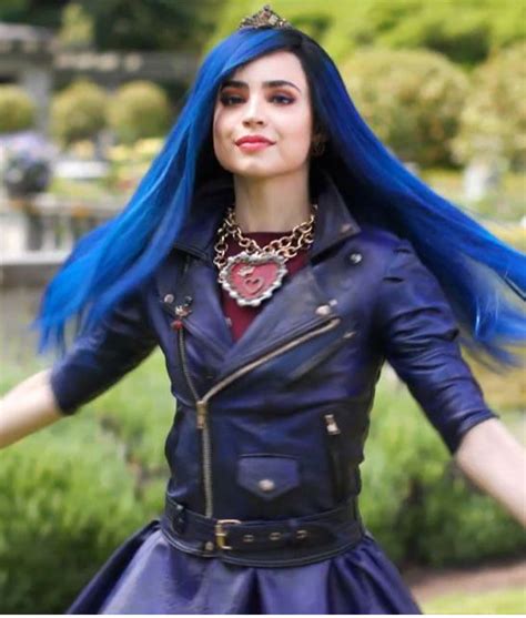 Descendants Evie Purple Leather Jacket Ubicaciondepersonascdmxgobmx