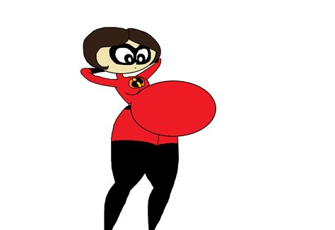 Mrs Incredibles Rumbling Belly By Trc Tooniversity On Deviantart