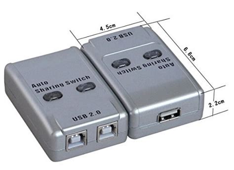 Sanoxy® 2 Pc To 1 Usb 20 Device Ab Switch Box Printer Scanner