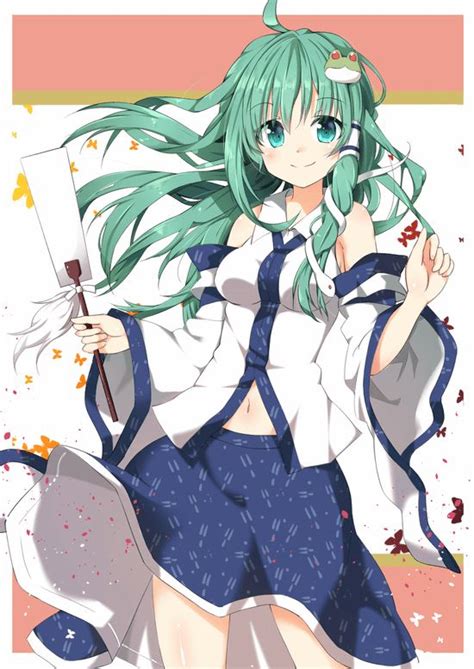 Sanae Kochiya From Touhou Pictures To Draw Cute Pictures Manga Art