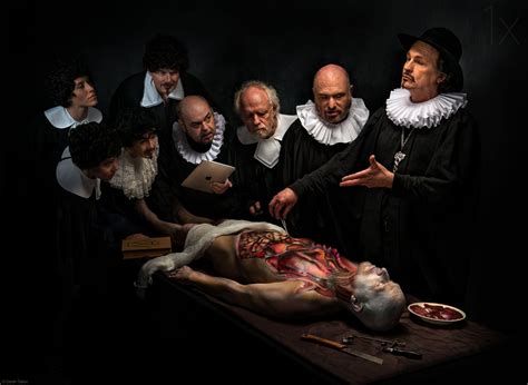 1x Anatomy Lesson Ii By Derek Galon Classic Paintings Anatomy