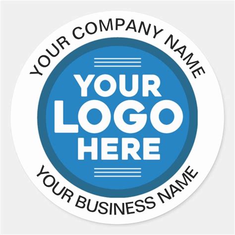 Create Your Own Personalized Company Business Logo Classic Round