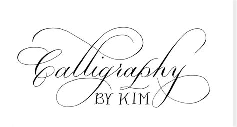 Calligraphy By Kim Home