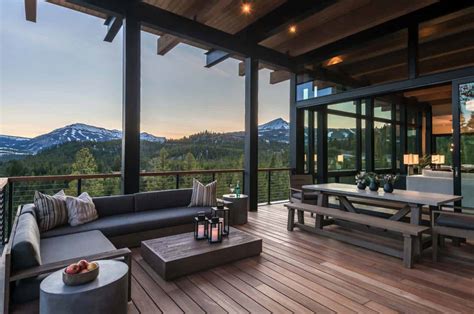 Find the perfect modern balcony stock illustrations from getty images. Mountain modern home hovers above the Montana wilderness