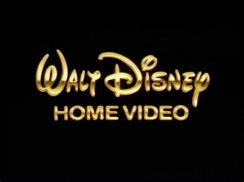 Image Walt Disney Home Video Gold Text Logo Disneywiki