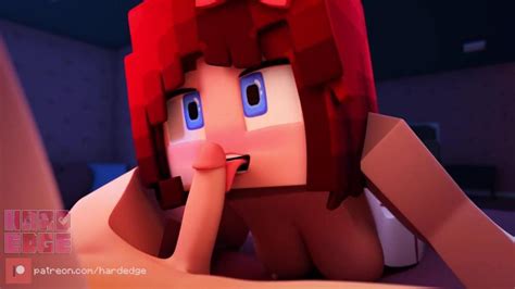 Minecraft Porn Scarlett Cock Licking By Hard Edges Porn Videos