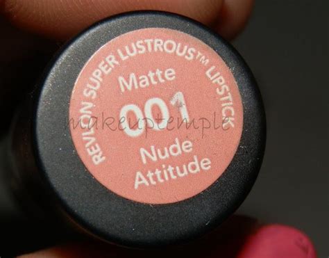 Revlon Revlon Super Lustrous Matte Lipstick Nude Attitude Swatches Paperblog