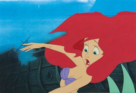 Ariel Production Cel From The Little Mermaid