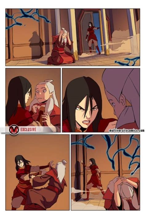 Azula In The Spirit Temple Exclusive Pages The Last Avatar Cartoon