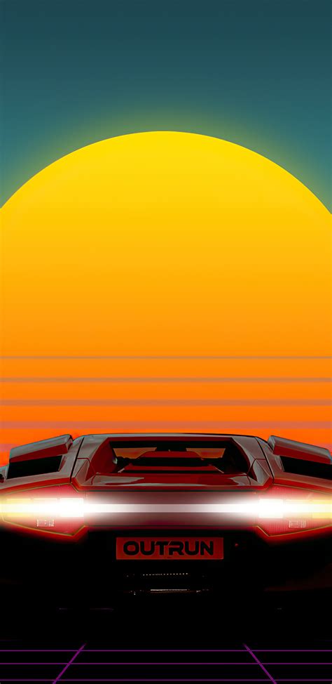 1440x2960 1980s Sunset Outrun 4k Samsung Galaxy Note 98 S9s8s8 Qhd