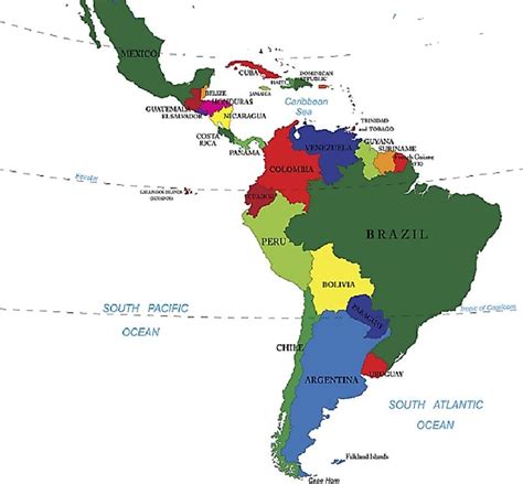 Maps Of Latin America