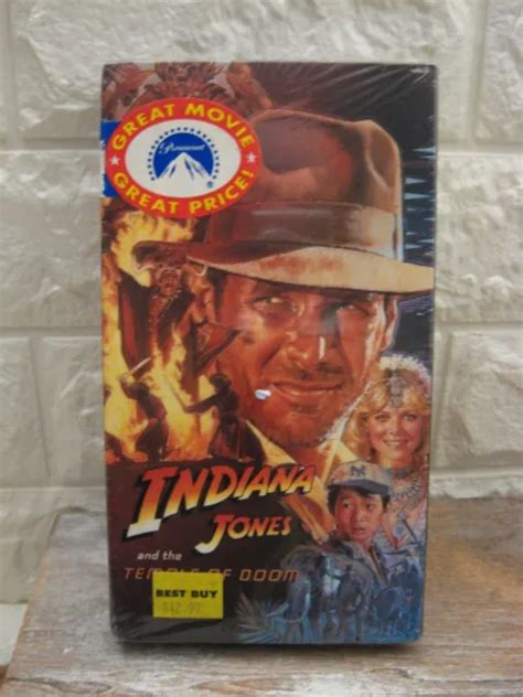 INDIANA JONES AND The Temple Of Doom Factory Sealed VHS Paramount