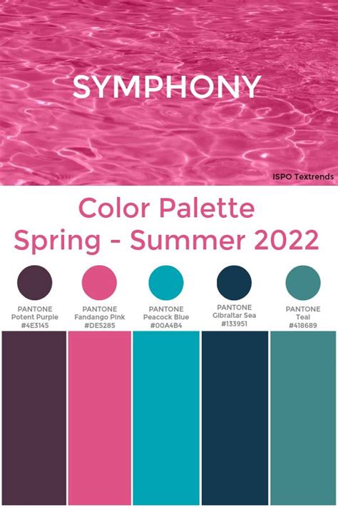 Ispo Textrends The Springsummer 2022 Color Palette Summer Color