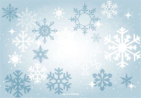 Snowflake Background Clip Art Clipart Collection