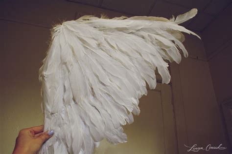 Perfect for wedding, party and daily wear accessory. Halloween DIY: Easy Angel Wings - Lauren Conrad