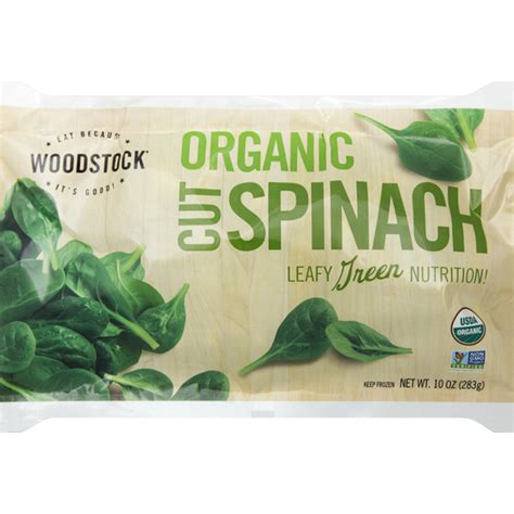 Woodstock Organic Cut Spinach 10 Oz Instacart
