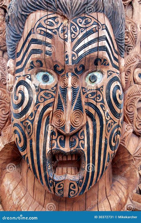 毛利人面具 编辑类照片 图片 包括有 壮丽的 题头 艺术 雕象 附庸风雅 遗产 雕塑 勇气 30372731