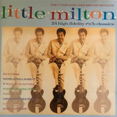 Little Milton The Complete Checker Hit Singles 2001 Cd Discogs