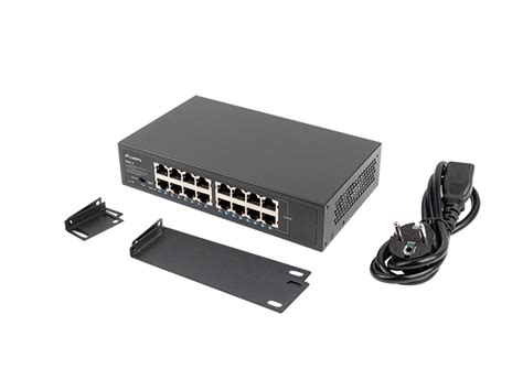 Switch Lanberg Rsge 16 16x 1gb Niezarządzalny Gigabit Ethernet Rack 10